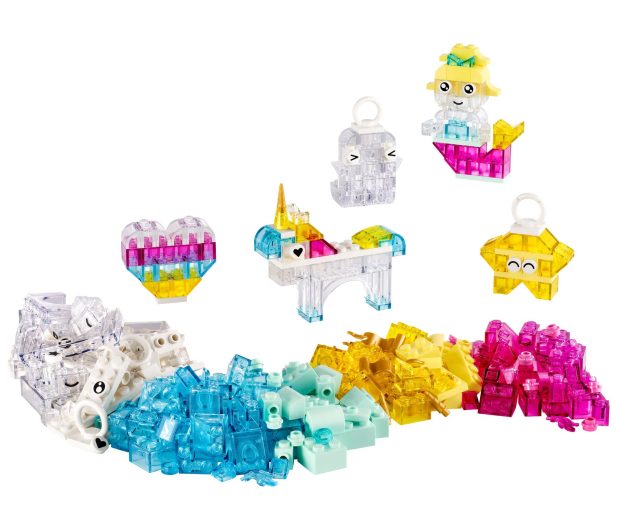 LEGO Classic 11040 Magiczny zestaw z przezroczystymi klockami - 1308181 - zdjęcie 7